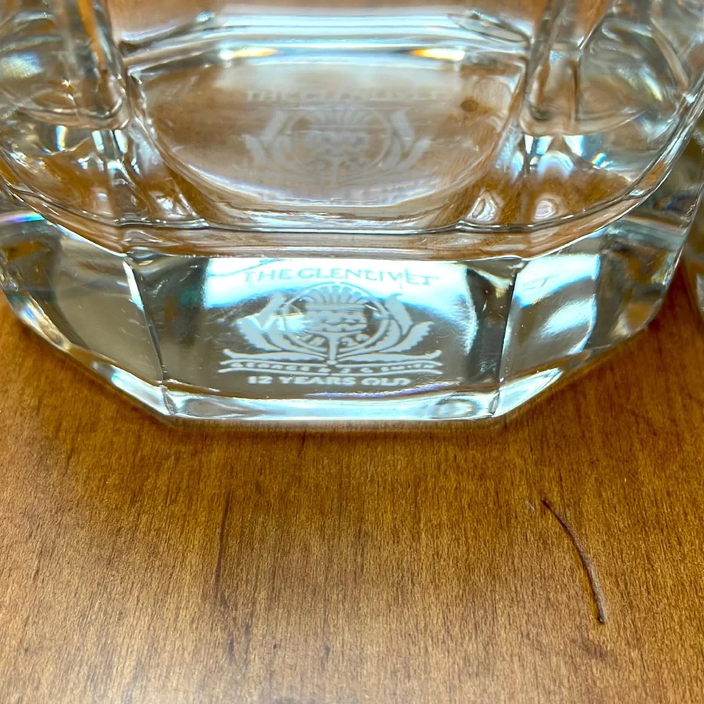 The Glenlivet Whiskey Rocks Glasses x2